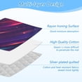 thumbnail image 4 of Ironing Mat Portable Ironing Blanket for Table Top Travel Ironing Pad for Washer Dryer 27.6" x 47.2" Lines and Glowing Dots, 4 of 6