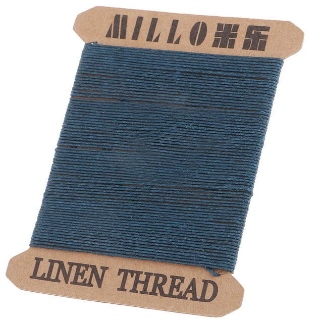 Yingyy 1 Piece Soft Round Linen Waxed Line Sewing Thread for Leather Crafts M038