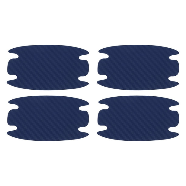 Película de Protección para la Taza de la Manija de la Puerta del Coche Universal Unique Bargains, Pegatinas Reflectantes Antirayones, Azul 4 Pcs