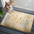 thumbnail image 3 of 2x3 Ft Entryway Area Rug, Watercolor Dandelion Kitchen Rug Runner Washable Floor Mat, Farmhouse Pastoral Flowers Plants Non Slip Indoor Door Mat Throw Carpet for Bathroom Living Room Bedroom, 3 of 8