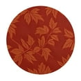 thumbnail image 2 of FUMJ  Fall Tablecloth , Waterproof Autumn Leaves Jacquard Table Cloth, Damask Fabric Table Covers for Harvest Parties, and Thanksgiving Decor, Rust/Burnt Orange, 2 of 7