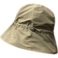 thumbnail image 6 of CoCopeaunts Women Bucket Hat Summer UV Protection Outdoor Caps Ladies Headwear Sunbonnet Men Fisherman Hat with Drawstring, 6 of 8