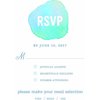 A Splash of Celebration Standard RSVP