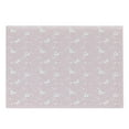 thumbnail image 1 of Butterfly Cutting Board, Butterfly Silhouettes on Flowered Soft Background Ornamental Design Nature, Decorative Tempered Glass Cutting and Serving Board, Large Size, Pale Pink White, by Ambesonne, 1 of 1
