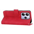 thumbnail image 4 of Funda Tipo Billetera para Xiaomi Redmi Note 14 4G Carcasa Abatible con Porta Tarjetas, Bolsillo para Efectivo, Soporte Ajustable, Cierre Magnético y Correa de Muñeca Rojo, 4 of 6