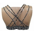 thumbnail image 3 of Victoria's Secret Pink Logo Unlined Seamless Strappy Back Multi Color Bralette XSmall NWT, 3 of 3