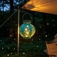 thumbnail image 4 of Solar Openwork Devise Waterproof Star Projection Lamp For Outdoor Use Garden Decoration Metal Hanging Solar Light For Backyards Patios Meadow Paths And Land, 4 of 6