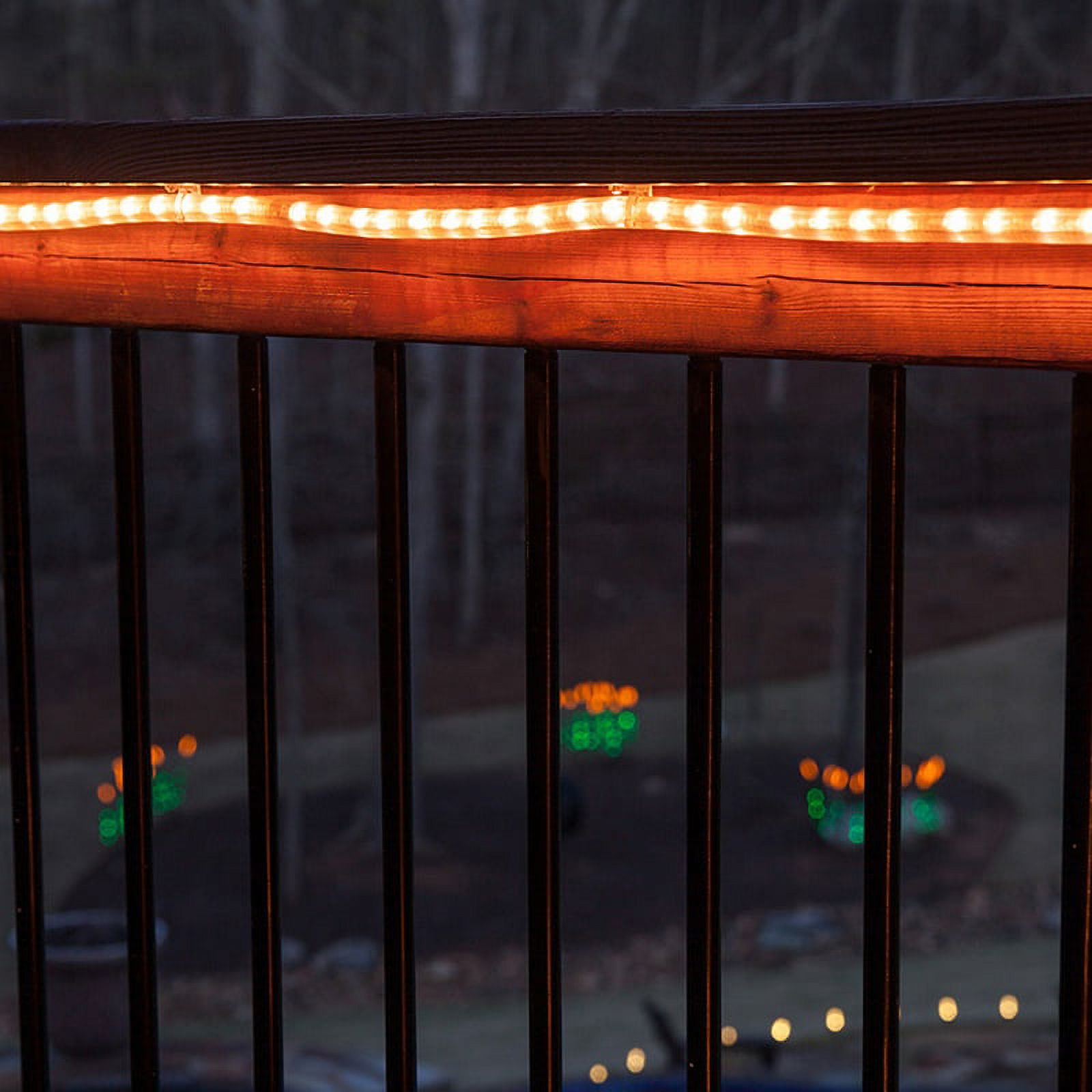 18 ft. Clear Rope Light Kit, 216 Incandescent Lights, Ready-to-Install, Mounting Clips Included