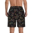 thumbnail image 3 of Naloa Colorful Game Controller Men's Beach Shorts, Surfing shorts, Swim trunks, Quick Dry Swim Trunks for Surfing Beach Fun - X-Large, 3 of 9