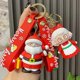 thumbnail image 3 of LLavero de adornos de Feliz Navidad para hombres y mujeres, lindo Papá Noel, alce, muñeco de nieve, llavero para amantes, regalos, bolsa de coche, joyería colgante, 3 of 4