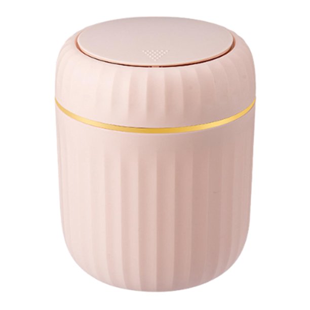 Mini bote de basura de escritorio, caja de almacenamiento, almacenamiento, desarrollo, lavabo, cubo de basura Rosa