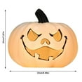 thumbnail image 2 of Halloween Blow Pumpkin Battery Operated Desktop Ornament for Indoor Outdoor Decoration - for Porch Yard Tabletop Holiday Décor, 2 of 4
