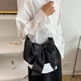 thumbnail image 4 of Aellinatey Fashionable Nylon Shoulder Bag Stylish Handbag Pleated Underarm Bag for Girls, 4 of 15