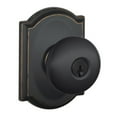 thumbnail image 2 of Schlage Lock Company F51APLY620CAM F51A Plymouth 620 CAM 16211 10027 Camelot Deco Rose Entry, 2 of 5