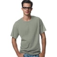 thumbnail image 1 of Hanes ComfortBlend EcoSmart Men`s Crewneck T-Shirt, M, Stonewashed Green, 1 of 2