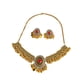 thumbnail image 5 of Conjunto de collar y pendientes elegante, hermoso y moderno para fiestas, aniversarios y mujeres. Rojo, 5 of 6