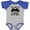 Baseball Heather and Royal, variant on Inktastic Boxer Like Daddy Boxing Boys or Girls Baby Bodysuit