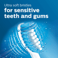thumbnail image 4 of Philips Sonicare HX6054/07 Sensitive Teeth and Gums - White Replacement Brush Heads (Pack of 4), 4 of 5