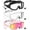 Black Clear & White Clear & White Pink, variant on Adult Swimming Goggles-for-Men-Women-Goggles for Men:No Leaking Shatterproof Lenses with UV400 Protection Anti-Fog