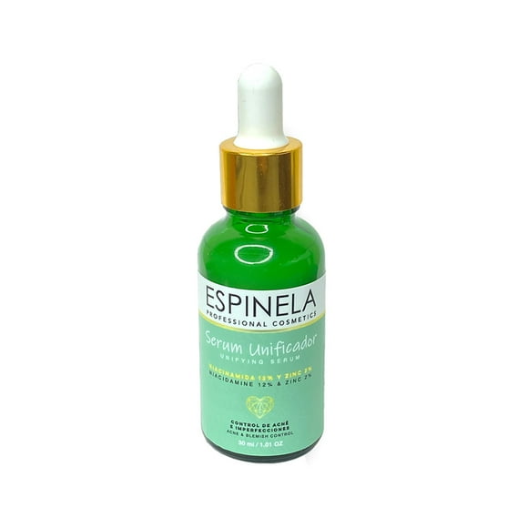 Suero Facial Unificador Niacinamida 12% Zinc 2% 30ml Espinela
