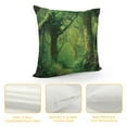 thumbnail image 4 of BCIIG Trees Graphic Decorative Throw Pillow Cover for Home Couch Living Room Bed Sofa - Short Plush Material Zipper Closure 1PC 12x12in, 4 of 5