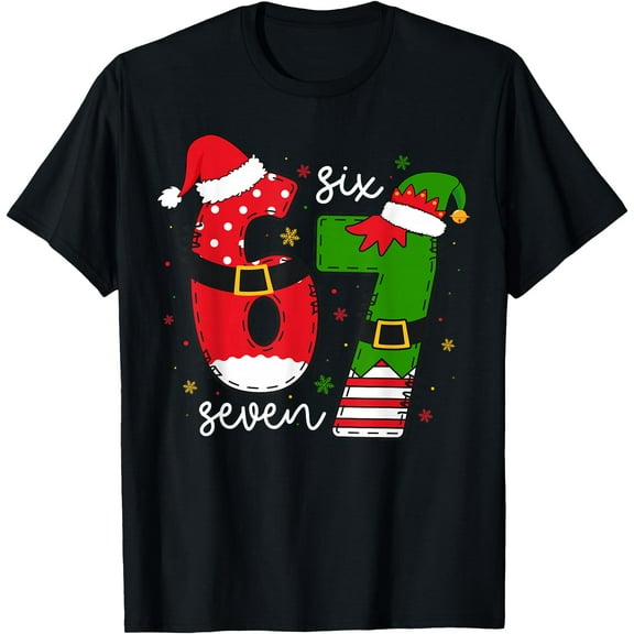 67 Meme Six Seven for Women Men Christmas T-Shirt TShirt