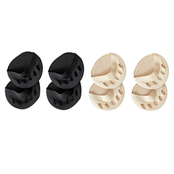 Wswqop 8 Pieces Metatarsal Pads Ball of Foot Cushions Pain Unisex Anti-Slip Insoles