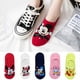 thumbnail image 2 of 10 piezas = 5 pares de calcetines de verano de Corea para mujer, calcetines de algodón con diseño de oso y ratón de dibujos animados para mujer, calcetines tobilleros de algodón invisibles y divertidos, talla 35-41 Tan Jianjun unisex, 2 of 2