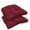 Burgundy, variant on Eurhowing Water Resistant Seat Cushions 19x19x4 Inch, 2-Pack Outdoor Chair Cushions with Ties, High-Density Foam Patio Furniture Cushions, Dark Gray