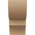 thumbnail image 2 of 7"W x 7"D x 14"H Wide Ridgewood Rough Cedar Woodgrain TimberThane Corbel, Primed Tan, 2 of 6