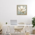 thumbnail image 2 of Stupell Industries Gold Brushed Flower Gold Framed Floater Canvas Wall Art design by LSR Creative Studio, 18 x 18, 2 of 9