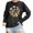 Black, variant on HUITKMM Winter Sweaters for Women 2025 Women's Fashionable Printed Crew Neck Hoodie XXL