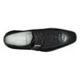 thumbnail image 5 of Belvedere Josh Black Genuine Ostrich Monk Strap Men’s Shoe (8), 5 of 5