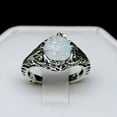 thumbnail image 2 of Fran Statement Ring for Women Fire Opal Filigree Style Ginger Lyne Collection, 2 of 5