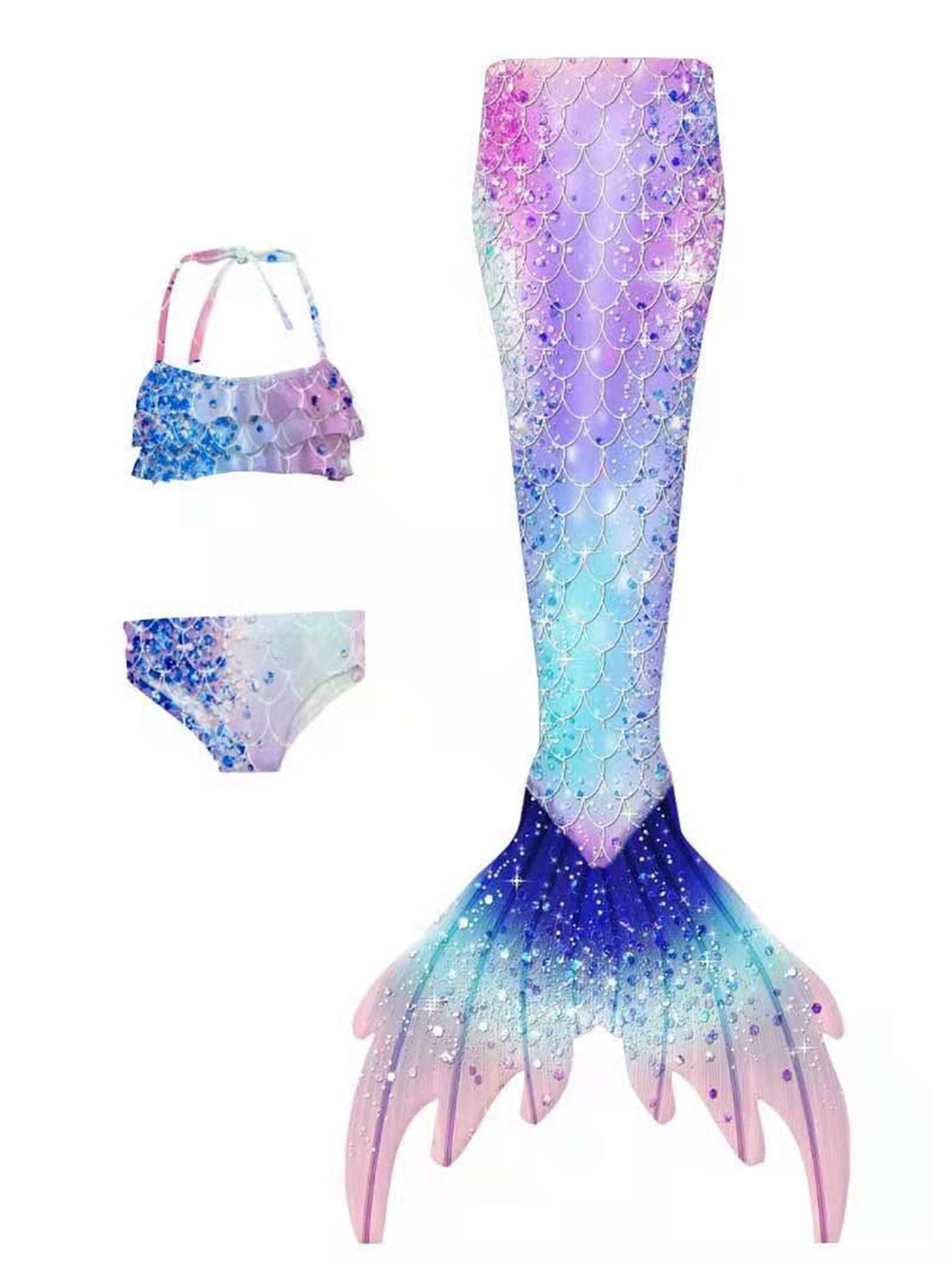 Girls Swimsuit Mermaid Tails for Swimming Bathing Suit Mermaid Princess ...
