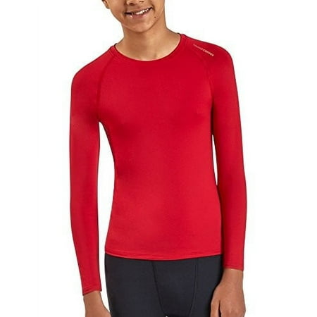 Tommie Copper Boys Core Long Sleeve Raglan Crew Tee Shirt