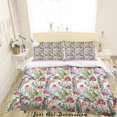 thumbnail image 1 of 3D Colourful Green Plant Floral Leaves Pattern Quilt Cover Set Bedding Set, 1 of 3