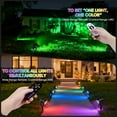 thumbnail image 2 of Chrisrmas Spot Lights Outdoor 12W RGBW Color Changing Landscape Lights with Remote Control 120V RGB Landscape Lighting Waterproof Outdoor Spotlight for Yard Garden Patio Lawn Decorative, 2 Pack, 2 of 6
