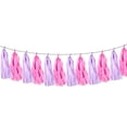thumbnail image 2 of Wweixi Transform Any Venue With Fuchsia Tassel Garland Party Decoration Reusable Paper Green,Type13 14 inch, 2 of 6