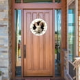 thumbnail image 5 of Oliegs Heated Blanket Easter Bunny Rabbit Hole Door Sign Rustic Wooden Easter Decor For Festive Home & Party Entrance 30x30cm 2 Chocolate, 5 of 5