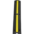thumbnail image 3 of 3.28 ft Cable Protector Ramp, 4 Pack of 1 Channel, 18000 lbs/axle Capacity Heavy Duty Rubber Speed Bumps, Floor Cord Cable Protector Wire Cover, for Residential Areas, Private Garages, Gardens, 3 of 8