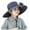 Grey, variant on Hats for Girls Kids Sun Hat with Solar Charging, 3-Speed Cooling, Water-Resistant Wide Brim Solar Fan Hat for Kids, Hat with 1 Solar Power Fan, Bucket Hats for Child