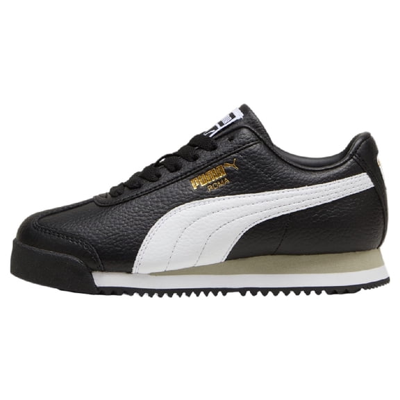 Big Kid's Puma Roma 24 Standard JR Puma Black-Puma White (399334 01) - 4