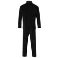 thumbnail image 5 of Family Matching Christmas Pjs Velvet Pjs Long Sleeve Button down Nightwear Set Warm Cozy Pajamas Matching Pajamas for Family, 5 of 5