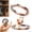 Rose Gold, variant on Magnetic Phone Stand Fidget Spinner, 2-in-1 Foldable Holder with Dual Rings, 360° Rotation 270° Flip, Strong Compatible for Desk Car Gym All Phones