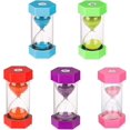 thumbnail image 1 of Juego de Relojes de Arena BRILLAR para Niños Temporizador de Cocina 3 5 10 y 30 Minutos, 1 of 5