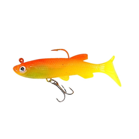 Set de cebo de pesca, anzuelo blando para camarones, para pescar en el mar