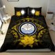 thumbnail image 4 of Juego de cama Hibiscus Amarillo Isla Marshall, 4 of 7