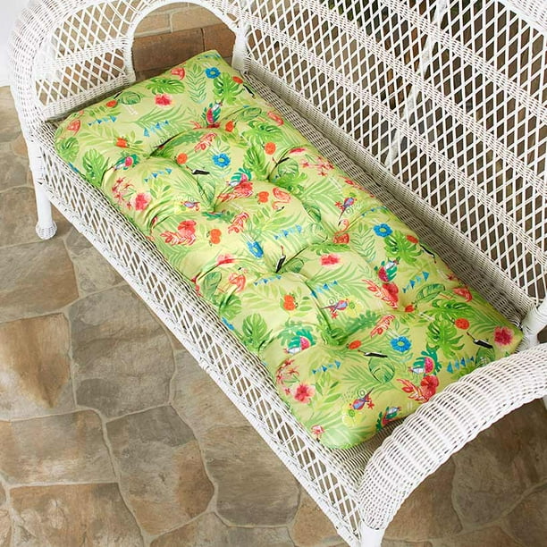 Tropical Outdoor Double Seat Cushion Deep Seat Chair Accent Walmart