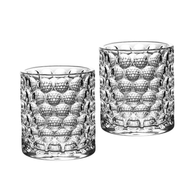 Taza de de 300 ml Vasos para beber Apto para lavavajillas Taza de café inferior ponderada gruesa para restaurante Café Bar Lugares de ocio Escritorio de oficina Transparente Sunnimix Taza de café